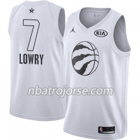 Män Toronto Raptors Tröja Kyle Lowry 7 2018 All Star Jordan Brand Vit Swingman